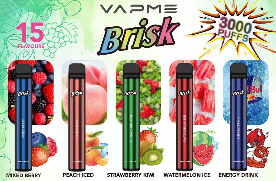 VAPME BRISK 3000 PUFFS