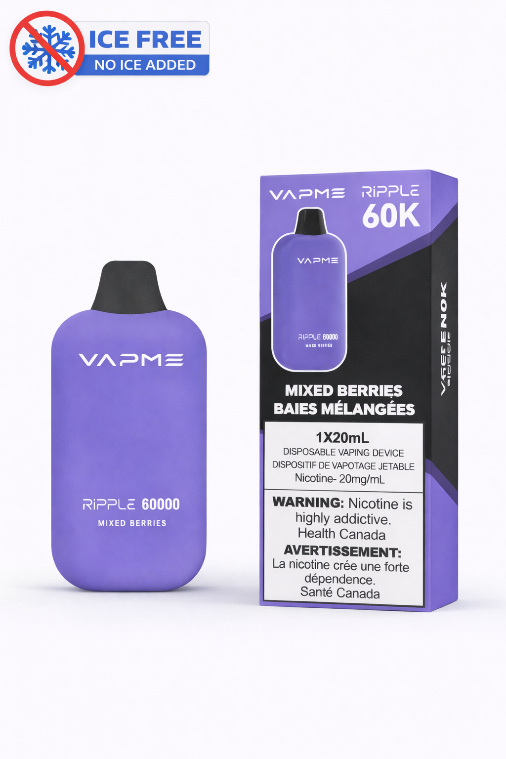 VAPME RIPPLE 60K 2% Vapme CANADA VAPME RIPPLE 60K 2% Vapme CANADA