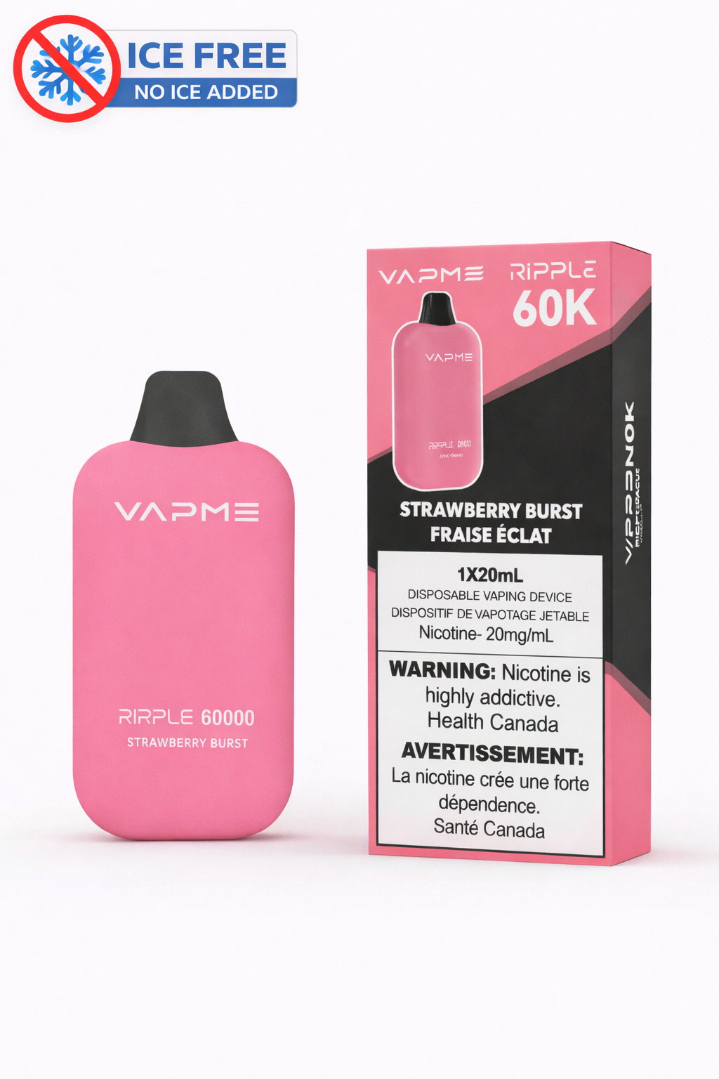VAPME RIPPLE 60K 2%  Vapme CANADA